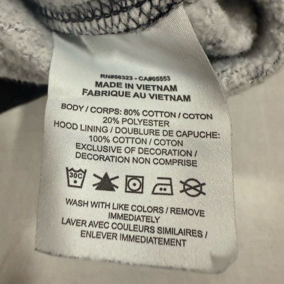 Nike NSW Sports Essentials AOP Fleece Hoodie Black  Men’s Large - Picture 6 of 9